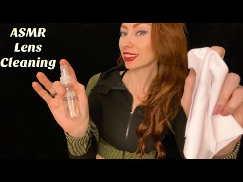 ASMR SUPER TINGLY Lens Cleaning with Mouth Sounds | NO Talking