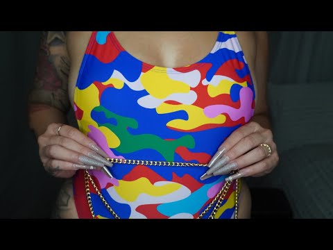 ASMR | BATHING SUIT SCRATCHING