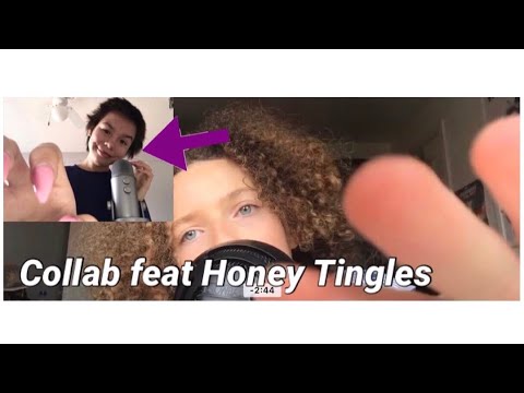 ASMR | Mouth Sounds 👄 & Visual Triggers | Collab feat Honey Tingles 💛