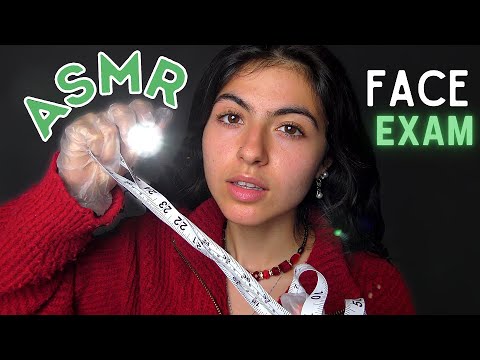 ASMR || examining your face