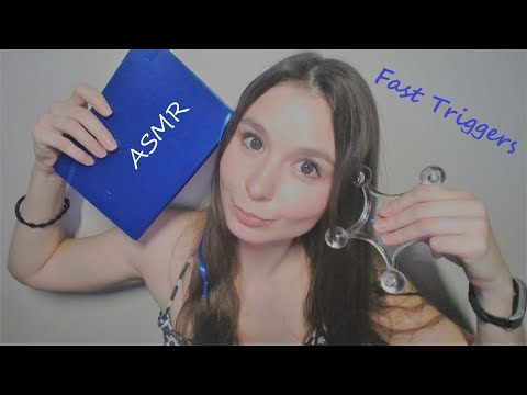ASMR Fast Triggers (tapping, crinkling , hand sounds, and more)
