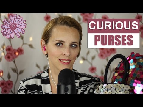ASMR - CURIOUS PURSES | 👜Handbags that make RELAXING SOUNDS👜 | Whispering, Tapping, Rubbing