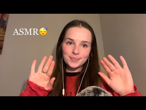 ASMR💋 for sleep (whisper, mouth sounds, tapping, hand movements)🌙✨😴🌸⚡️