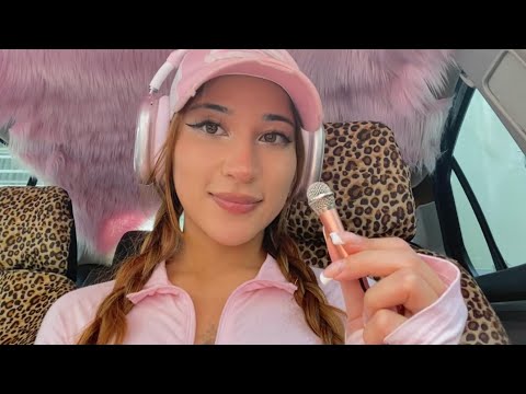 ASMR Ramble in My Car (Soft Spoken & Whispered)