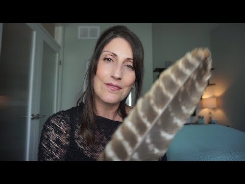 ASMR Feather Ramble with Joanne (soft spoken and whispering)