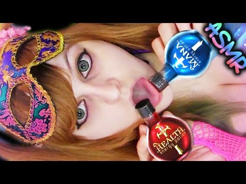 TAKE THE REDPiLL 🍒 ASMR ░ POTiON SHOP ♡ Poppy Red Pill, Health Potion, Mana Potion, Lacigreen Elf ♡