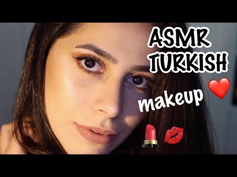 ASMR / MAKYAJ YAPIYORUM / Doing my makeup ASMR in TURKISH