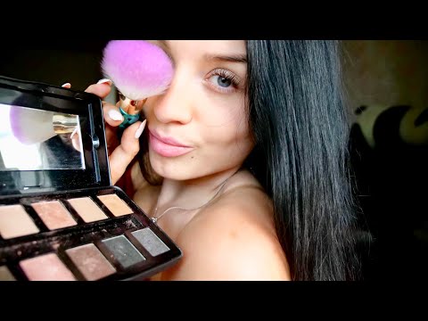 АСМР летний макияж для прекрасной девушки I ASMR summer makeup for a beautiful girl