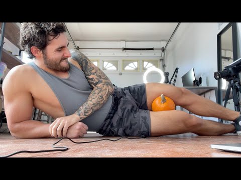 Crushing A pumpkin With My Thighs | ASMR Halloween Special
