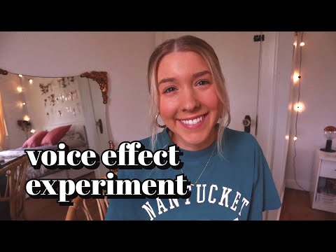 ASMR voice effect experiment