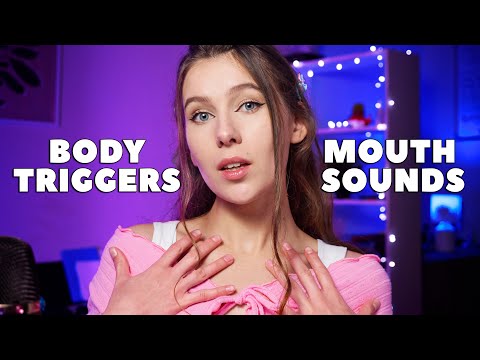 ASMR WITH MY BODY & MOUTH SOUNDS ✨