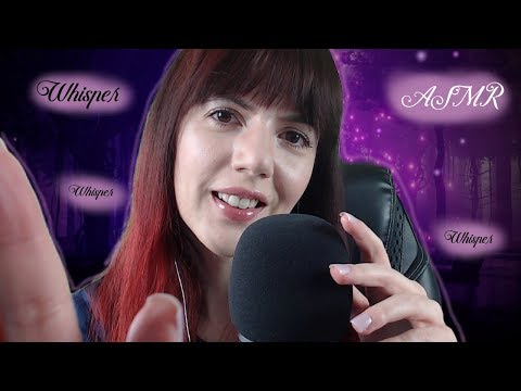 [ASMR]❤️ Inaudible Whispers with Tingly Hand Movements ❤️