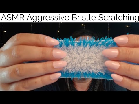 ASMR Fast Aggressive Bristle Scratching,Nail And Camera Tapping (Custom Video For Anonymous)