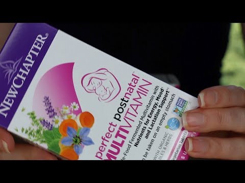 ASMR Whisper 👶🏻 Vitamins While Breastfeeding 🤱🏻 Postpartum Supplements | Nail Tapping & Scratching