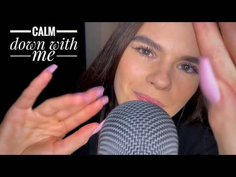 ASMR Calm down with me (anxiety, stress relief) 💕