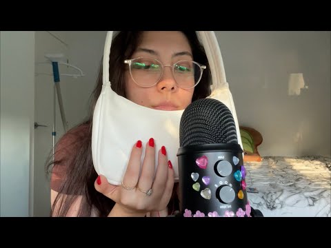 ASMR What’s in my purse? 💖 ~exposed by my bag lol~ | Whispered