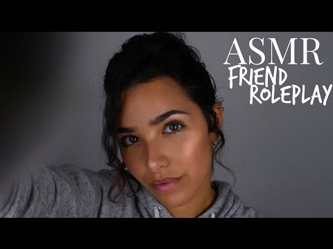 ASMR Personal Attention Roleplay: Face Massage, Cream Sounds, Tweezing, Cottons
