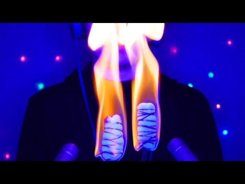 Asmr Fire 🔥 Burning my Mics | Hypnotic Asmr No Talking for Sleep and Relaxation