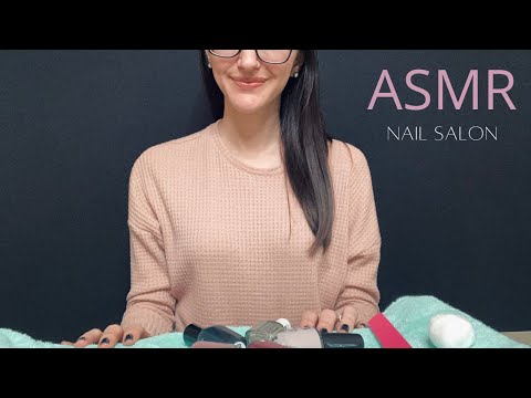 ASMR Nail Salon Roleplay l Soft Spoken, Personal Attention