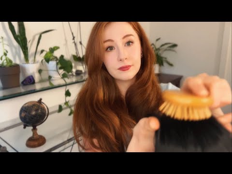 Sweet Popular Girl Plays With Your Hair In Class 🩵✏️║ ASMR RP (Hair Brushing, Personal Attention)