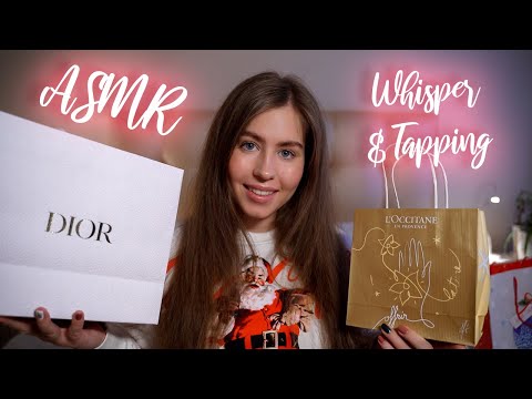 [ASMR] Gentle Whispering & Tingly Tapping On Presents🛍