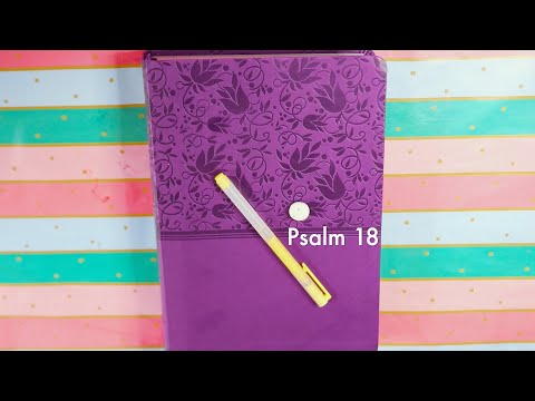 BIBLE READING VERSE PSALM 18 ASMR CHEWING GUM SOUNDS