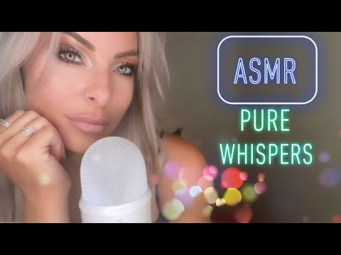 ASMR THE CLOSEST WHISPERING Pure Whisper Ramble For 35 Minutes Mini Story Times & HairCut Reveal!