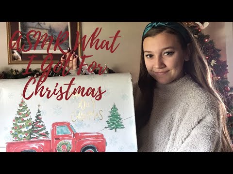 [ASMR] What I Got for Christmas Haul (LOTS OF TAPPING)