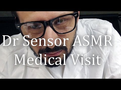 Dr Sensor ASMR Medical Visit. Health Tips. Pure Binaural 3Dio Ears Exam&Cleaning Role Play