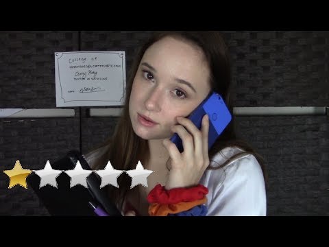 ASMR Worst Reviewed Walk-In Clinic (gum chewing, long island accent)