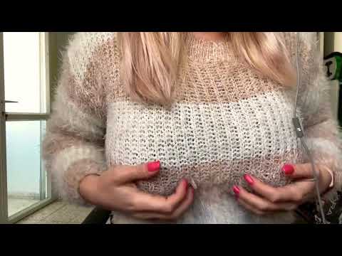 ASMR Scratching Sweater/ Clothes scratching sounds ( Fabric sounds no talking)