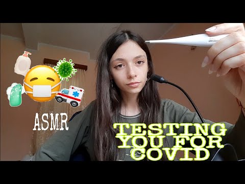 testing you for Covid in 1:45 minutes ASMR