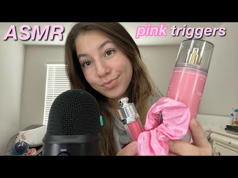 ASMR|Pink Triggers