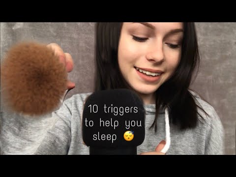 [ASMR] 10 triggers to help you sleep ❤️