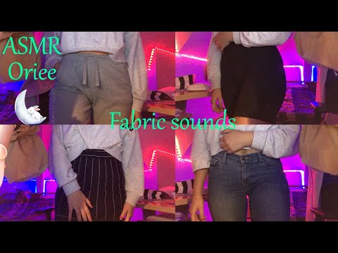 ASMR | Fabric sounds (Jean, skirt & more...) 2k subs video 🌛💖