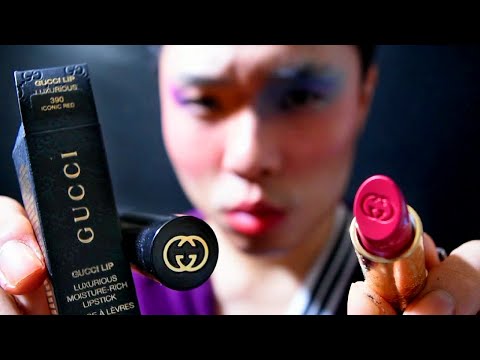Makeup on Yo Screen 💆🏻‍♀ ASMR: Gucci Lipstick, Brush Sounds ‧ Korean Roleplay ‧ 메이크업 롤플레이