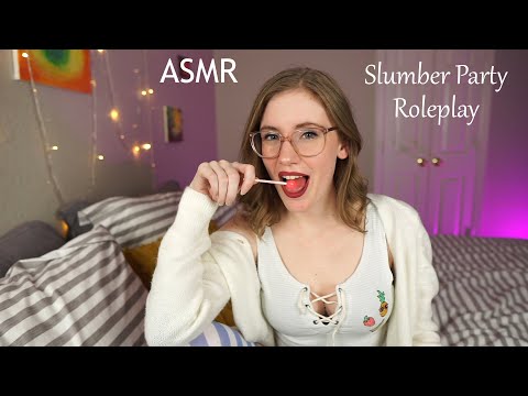 [ASMR Best Friend Roleplay] I paint your nails while sucking a lollipop!