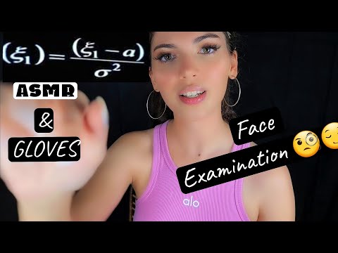 ASMR TINGLY Face Examination with GLOVES📐Measuring YOUR Face INAUDIBLE