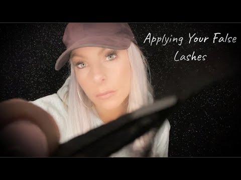ASMR- Personal Attention While I Apply Your False Lashes (super close up)