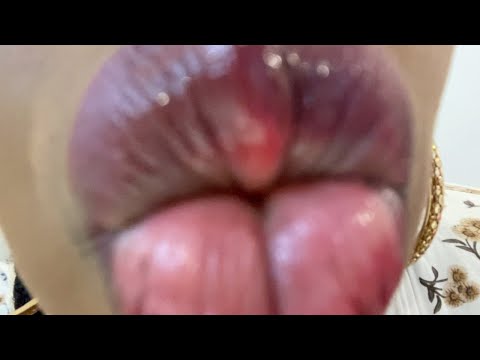 Asmr Big Pucker Lips 💋💋|| Foggy Lens Licking || Tongue Fluttering and Kissing 🧠🧠🧠