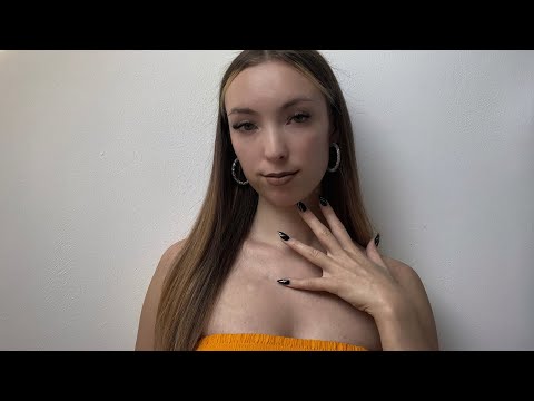 ASMR | Hand Sounds, Collarbone tapping and fabric sounds 🤯