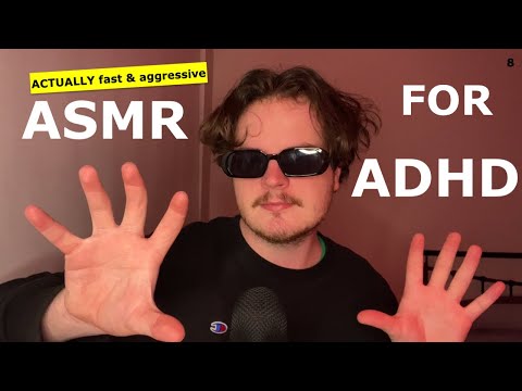 Actually Fast & Aggressive ASMR for ADHD (Unpredictable Triggers, Fast Tapping & Scratching) 8