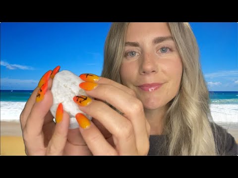 ASMR Tapping and Scratching on Beach Rocks | Whispering Genesis 23 & 24