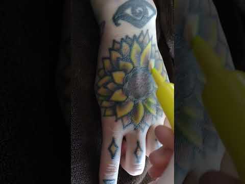 tattoo coloring ASMR 💛