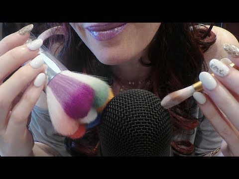 ASMR Microphone Brushing to Help You Fall Asleep in 20 Minutes.  No Talking.