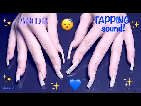 NEW! 😴 Relaxing Sound of NAILS- TAPPING on metal surface! 🎧 intense ASMR ✶ ☾ Sweet Dreams! ☽