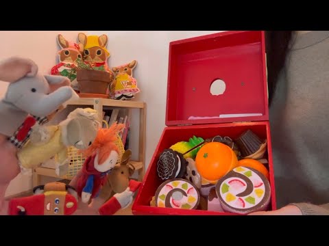 ASMR MY FAV Satisfying Fruits doll Triggers 🍍🍊🍰 100+ Tingles ( Tapping, Scratching )