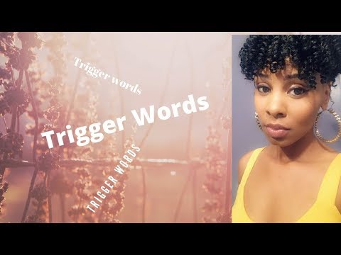ASMR Trigger Words