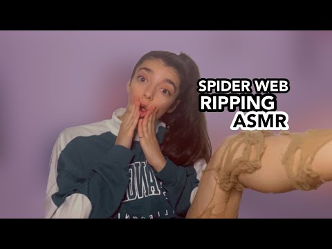ASMR | RIPPING MY PLAIN SHEER STOCKINGS & IT MADE THE CRAZIEST SPIDER WEB TINGLES *99.9% INSANE*😱💙