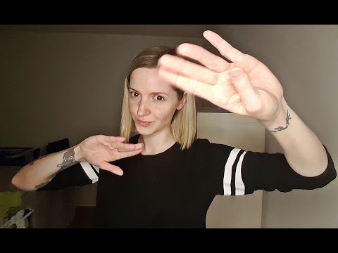 ASMR fast & aggressive hand sounds with tongue clicking, personal attention and whispering